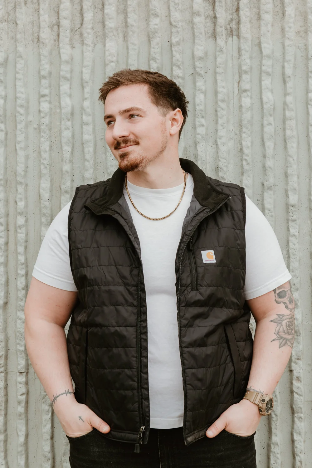 Garrett Minske, owner of Minske Construction